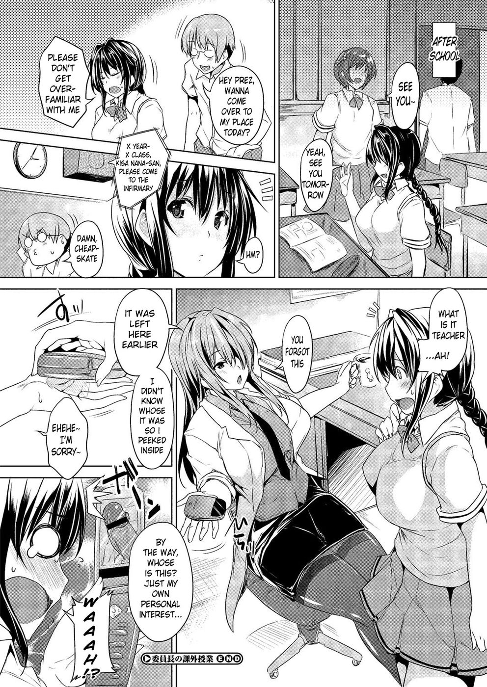 Hentai Manga Comic-Class President's Extracurricular Lesson-Read-20